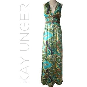 Kay Unger New York 100% Silk Gown, size XS